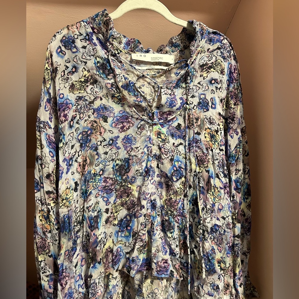 IRO floral blouse